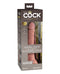 Curve Toys Jock Dual Density 7 in. Silicone Dildo with Balls & Suction Cup Light