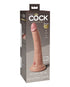 Curve Toys Jock Dual Density 7 in. Silicone Dildo with Balls & Suction Cup Light