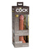 Curve Toys Jock Dual Density 8 in. Silicone Dildo with Balls & Suction Cup Light