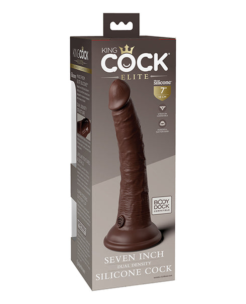 Curve Toys Jock Dual Density 9 in. Silicone Dildo with Balls & Suction Cup Light