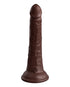 Curve Toys Jock Dual Density 9 in. Silicone Dildo with Balls & Suction Cup Light