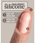 Curve Toys Jock Dual Density 10 in. Silicone Dildo with Balls & Suction Cup Light