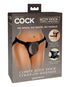 RealRock Crystal Clear Straight 8 in. Dildo Without Balls Blue