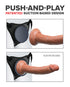 RealRock Crystal Clear 3.5 in. Anal Plug Clear