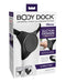 RealRock Crystal Clear 3.5 in. Anal Plug Purple