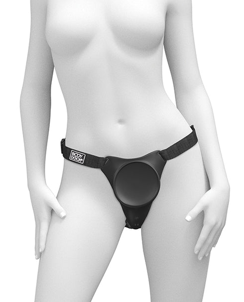 RealRock Crystal Clear 3.5 in. Anal Plug Purple