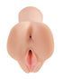RealRock Crystal Clear Realistic 7 in. Dildo With Balls and Suction Cup Blue