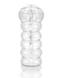 RealRock Crystal Clear Realistic 6 in. Dildo With Balls and Suction Cup Turquoise