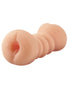 Dr. Skin Plus Realistic 7 in. Triple Density Posable Dildo Beige
