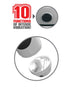 PDX Plus EZ Bang Torso Dual Entry Masturbator Brown
