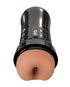 Fantasy X-tensions Elite Uncut 7 in. Open-Ended Silicone Enhancement Sleeve with Strap Tan