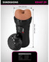 Fantasy X-tensions Elite Uncut 7 in. Open-Ended Silicone Enhancement Sleeve with Strap Tan