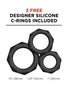 Temptasia Safe Word 10-Piece Bondage Kit with Suitcase Black