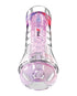 Evolved Rainbow Sucker Light-Up Rechargeable Dual-Function Silicone Suction Wand Vibrator Black