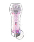 Evolved Rainbow Sucker Light-Up Rechargeable Dual-Function Silicone Suction Wand Vibrator Black