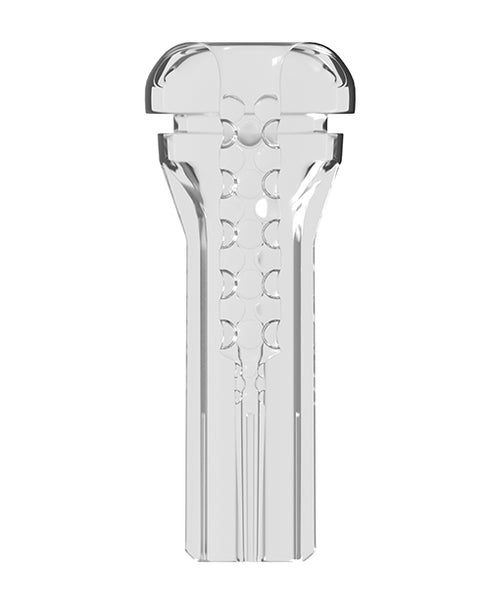 Gender X True Blue Rechargeable Thrusting Silicone Vibrator Blue
