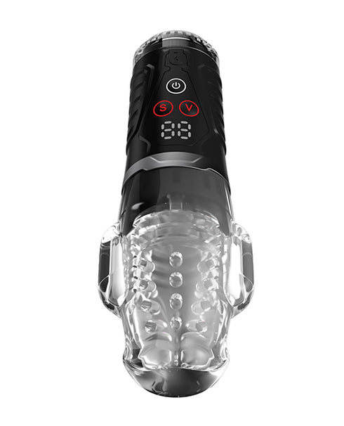 Oxballs Morphhole-1 Gaper Plug Small Black Ice