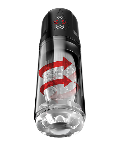 Oxballs Morphhole-2 Gaper Plug Large Black Ice