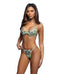 Daisy Tease Embroidered Daisy Lace & Stretch Satin 2 pc Set - Green SM