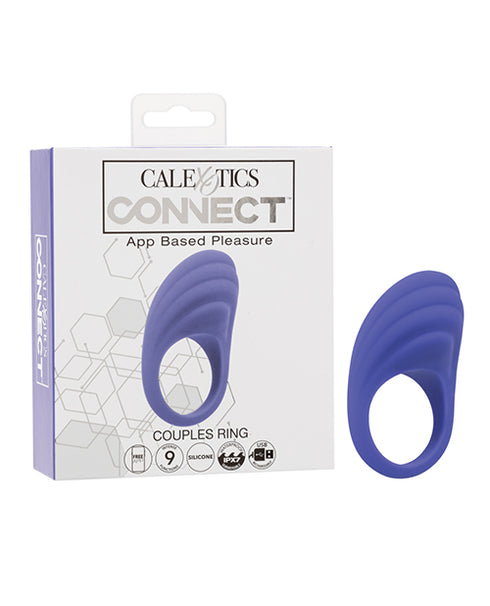 Luv Inc. Pr37: Pointy Ring Luv Plug Metallic Blue