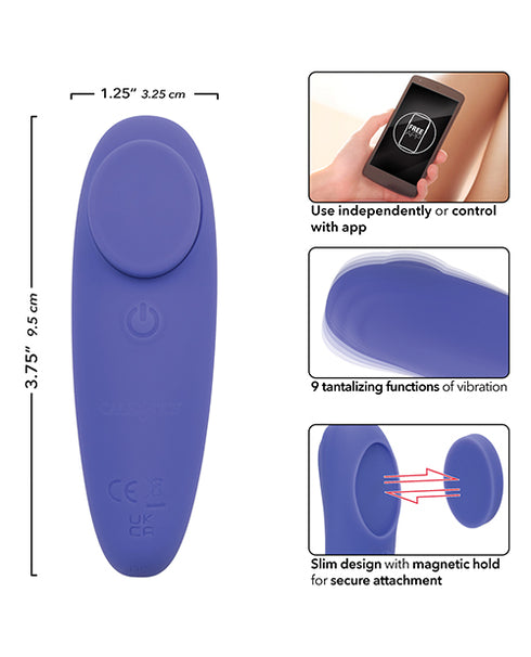 Luv Inc. Cr82: Cone Ring Luv Plug Metallic Blue