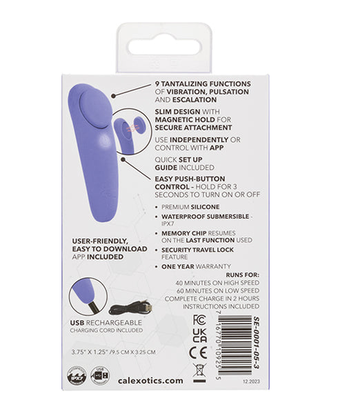 Luv Inc. Cr82: Cone Ring Luv Plug Metallic Blue