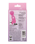 RealRock Wireless Rechargeable Remote Control LED Vibrating 8 in. Dildo with Balls Clear