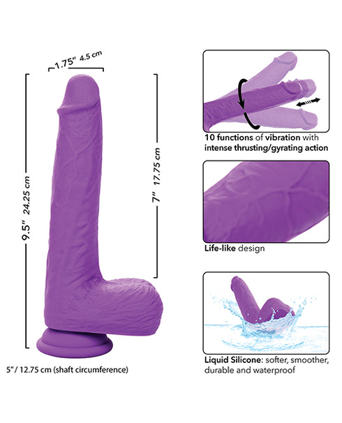 PUMPED Vibrobator Masturbator Negative Pressure Suction Vibration Metallic Blue