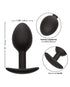 Cockpower Vibrating Ring with Adjustable Cock Tie Black