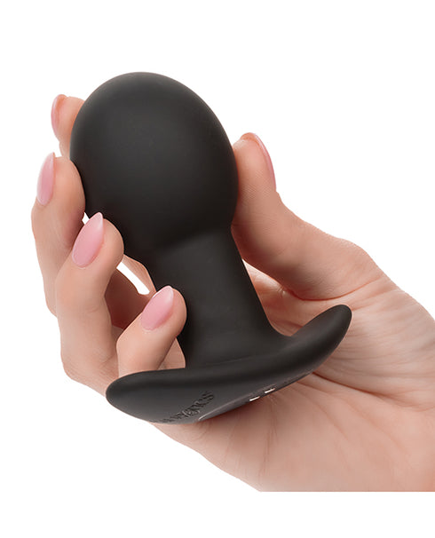 RealRock Wireless Rechargeable Remote Control LED Vibrating 6 in. Dildo Clear
