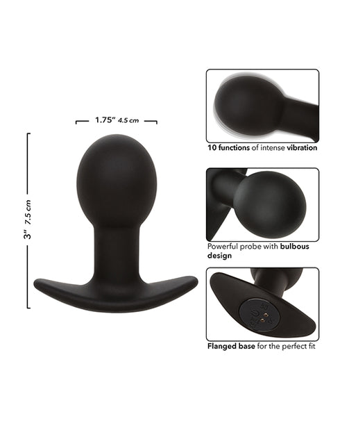 RealRock Wireless Rechargeable Remote Control LED Vibrating 6 in. Dildo Clear