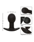 RealRock Wireless Rechargeable Remote Control LED Vibrating 6 in. Dildo Clear