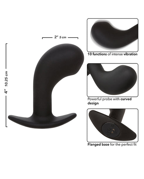 RealRock Wireless Rechargeable Remote Control LED Vibrating 7 in. Dildo Clear