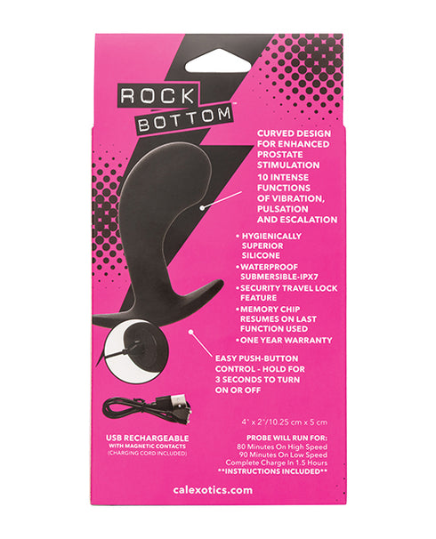 RealRock Wireless Rechargeable Remote Control LED Vibrating 7 in. Dildo Clear