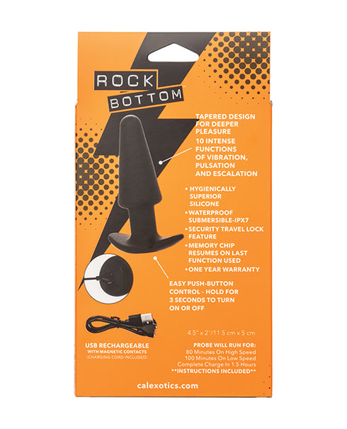RealRock Wireless Rechargeable Remote Control LED Vibrating 7 in. Dildo with Balls Clear