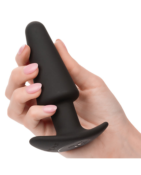 RealRock Wireless Rechargeable Remote Control LED Vibrating 7 in. Dildo with Balls Clear