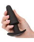 RealRock Wireless Rechargeable Remote Control LED Vibrating 7 in. Dildo with Balls Clear