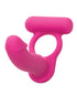 Evolved Fantasy Multicolor Vibrating Ribbed Dildo