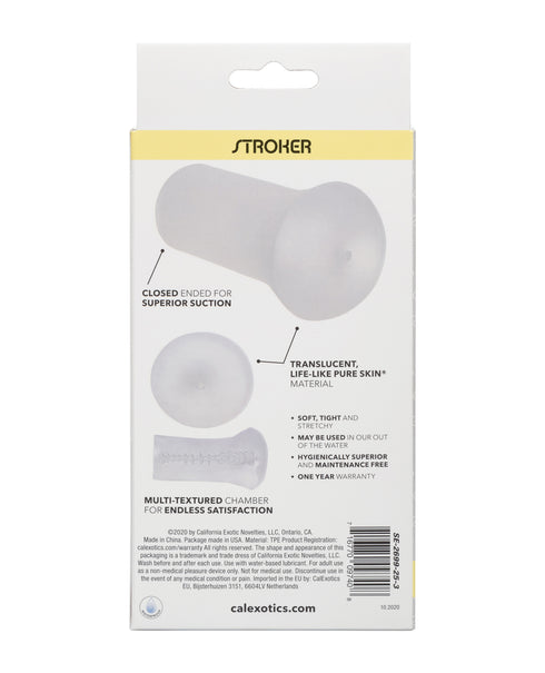Cotton Candy Dirty Talk Fuck Me 8 in. Silicone Dildo