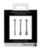 Shaft Model N 9.5 in. Liquid Silicone Dong with Balls Black