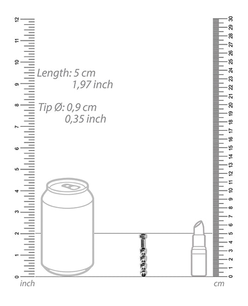 Shaft Model C 7.5 in. Dong with Balls Black