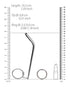 Shaft Model J 7.5 in. Liquid Silicone Dong Black