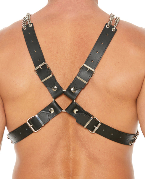 Prowler RED Leather Harness Jock Strap L