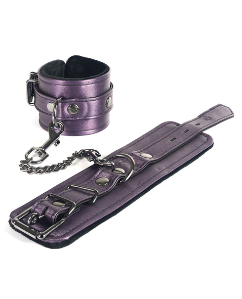 Magic Silk Sweet Treats Crotchless Thong with Lube Blueberry S/M