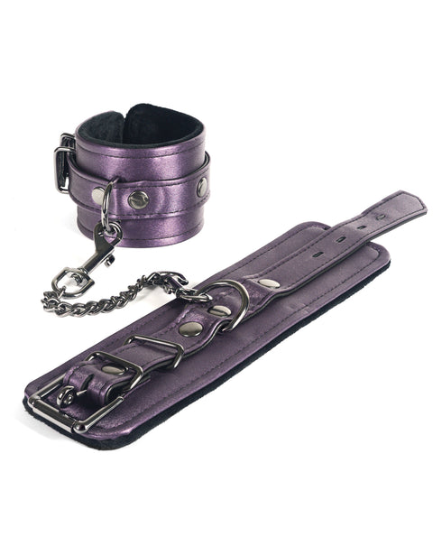 Magic Silk Sweet Treats Crotchless Thong with Lube Blueberry Queen Size