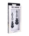 Nexus Forge Adjustable Silicone Cock and Ball Lasso Ring Black