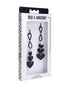 Nexus Forge Adjustable Silicone Cock and Ball Lasso Ring Black