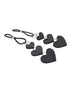 Nexus Forge Adjustable Silicone Cock and Ball Lasso Ring Black