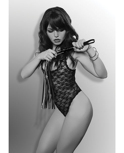 SpareParts Sasha Cinch Booty Short Harness Black Size M