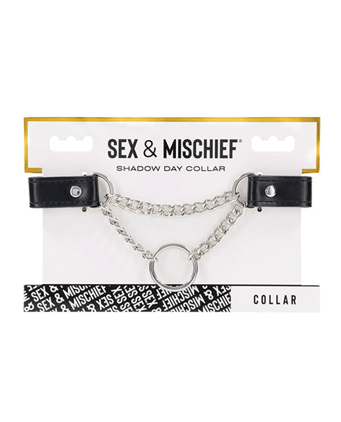 Rock Solid Adjustable Leather 5-Snap Cock Ring Black